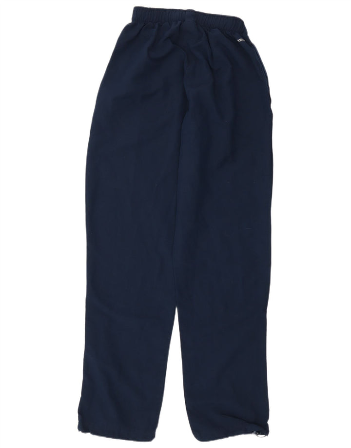 Pantaloni da tuta da uomo Adidas Small in poliestere blu navy