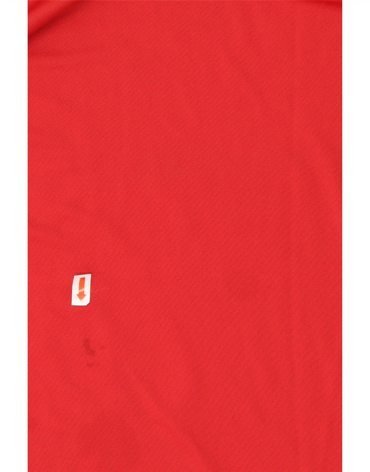 Polo ADIDAS da uomo 2XL rossa in poliestere