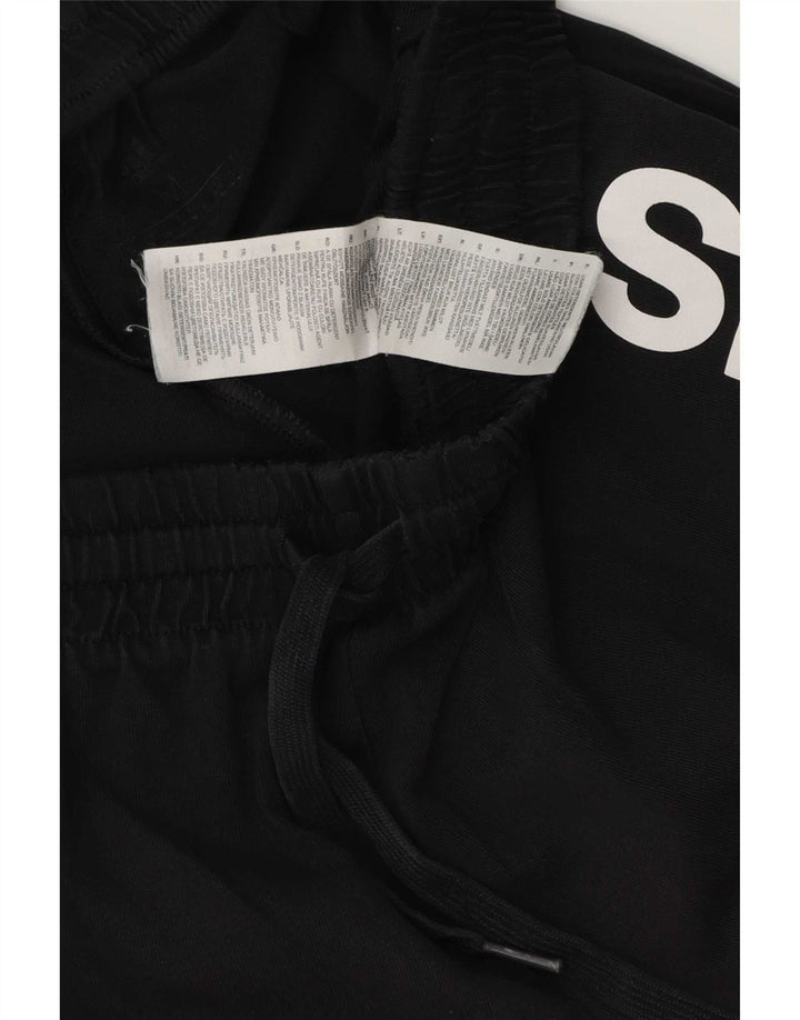 Pantaloncini sportivi Adidas da uomo con grafica media in cotone nero