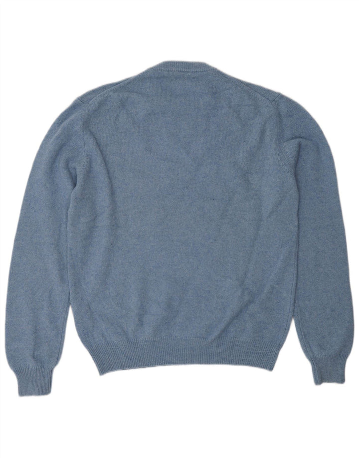 Marlboro Classics Maglione girocollo da uomo in lana blu medio