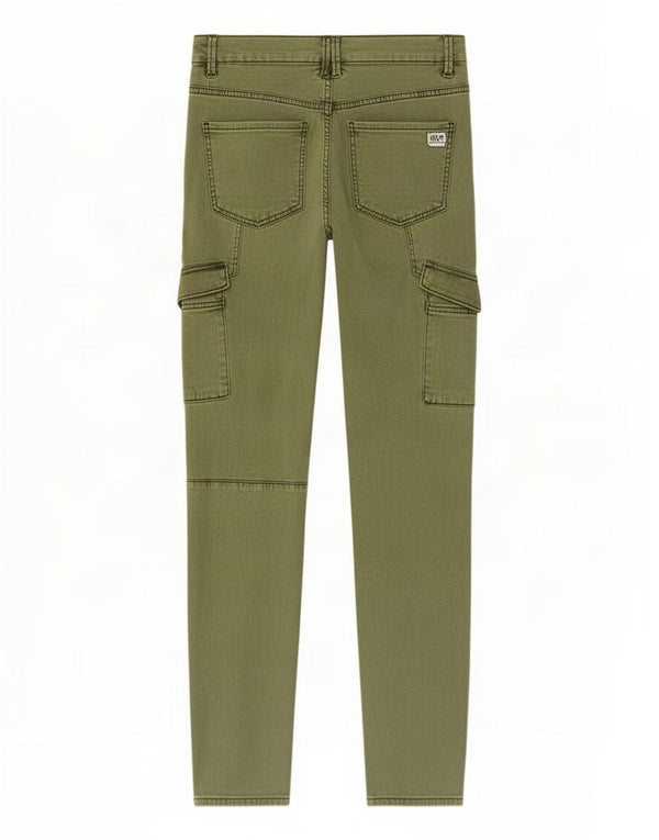 Pantaloni cargo slim da donna Zara EU 38 piccoli W28 L28 verdi