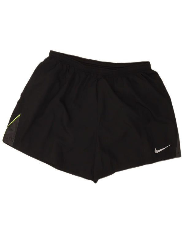 Pantaloncini sportivi da uomo Nike 2XL Poliestere color block nero