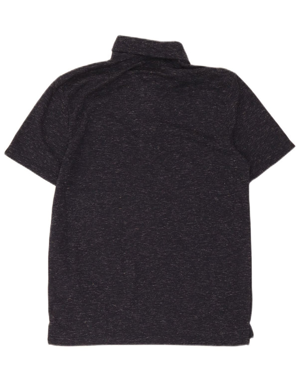 Polo da uomo Reiss media poliestere screziato blu navy
