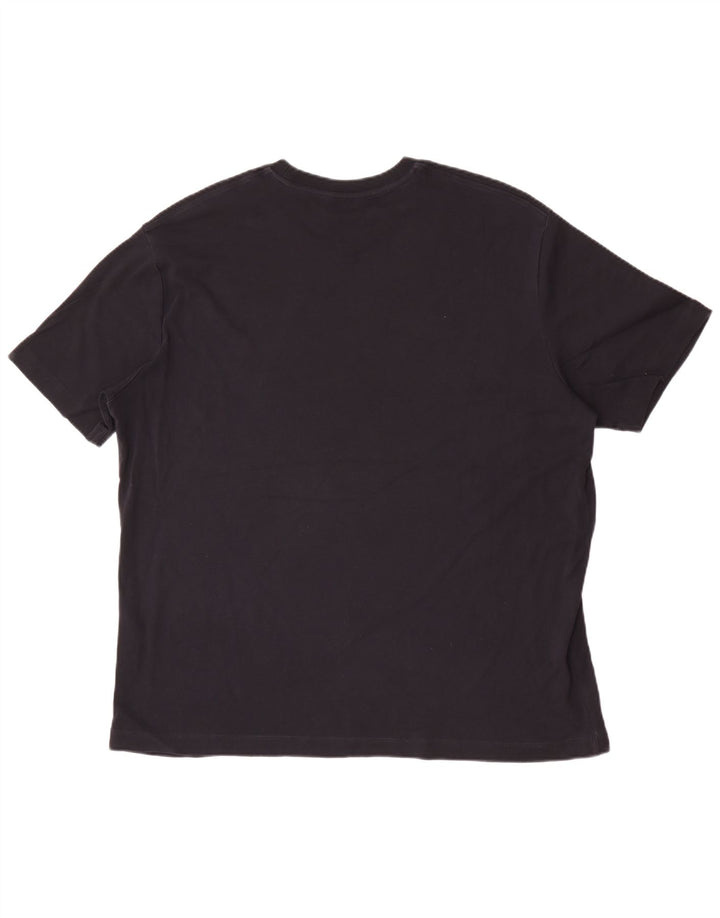 T-shirt da uomo Massimo Dutti Top 2XL cotone blu navy