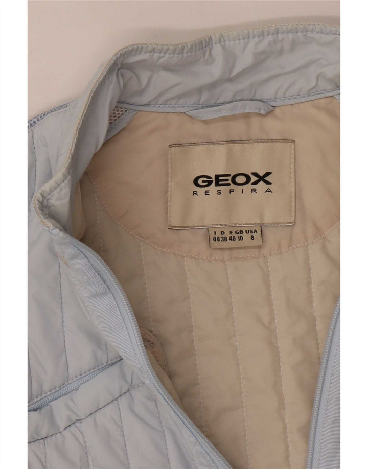 Giacca imbottita da donna Geox UK 10 piccola blu