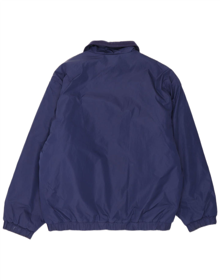 Giacca bomber da uomo Adidas UK 42/44 Large Blu Poliammide