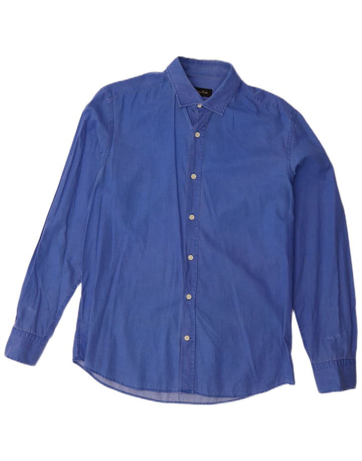 Camicia da uomo Massimo Dutti Blu medio