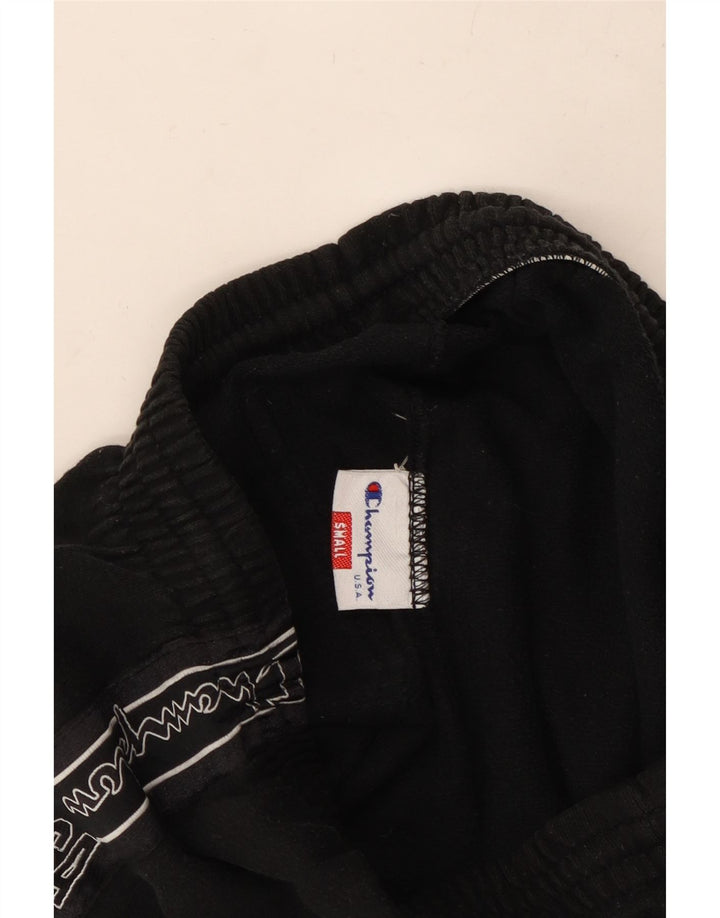 Pantaloni da tuta con grafica da uomo CHAMPION piccoli neri
