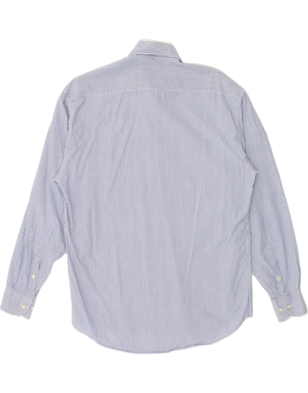 FILA Mens Shirt Medium Blue Pinstripe Cotton Vintage Fila and Second-Hand Fila from Messina Hembry 