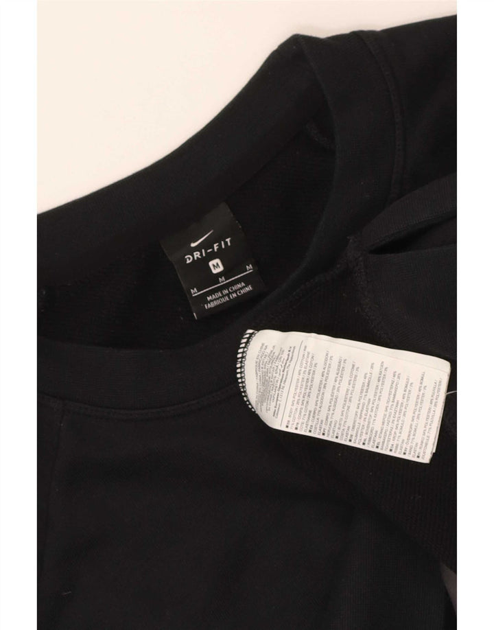 Felpa oversize con grafica Nike Dri Fit da donna, taglia UK 14, media, nera