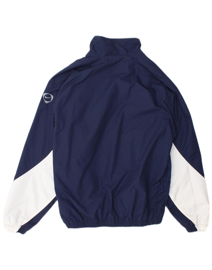 Giubbotto bomber da uomo Nike UK 35/37 piccolo nylon color block blu navy