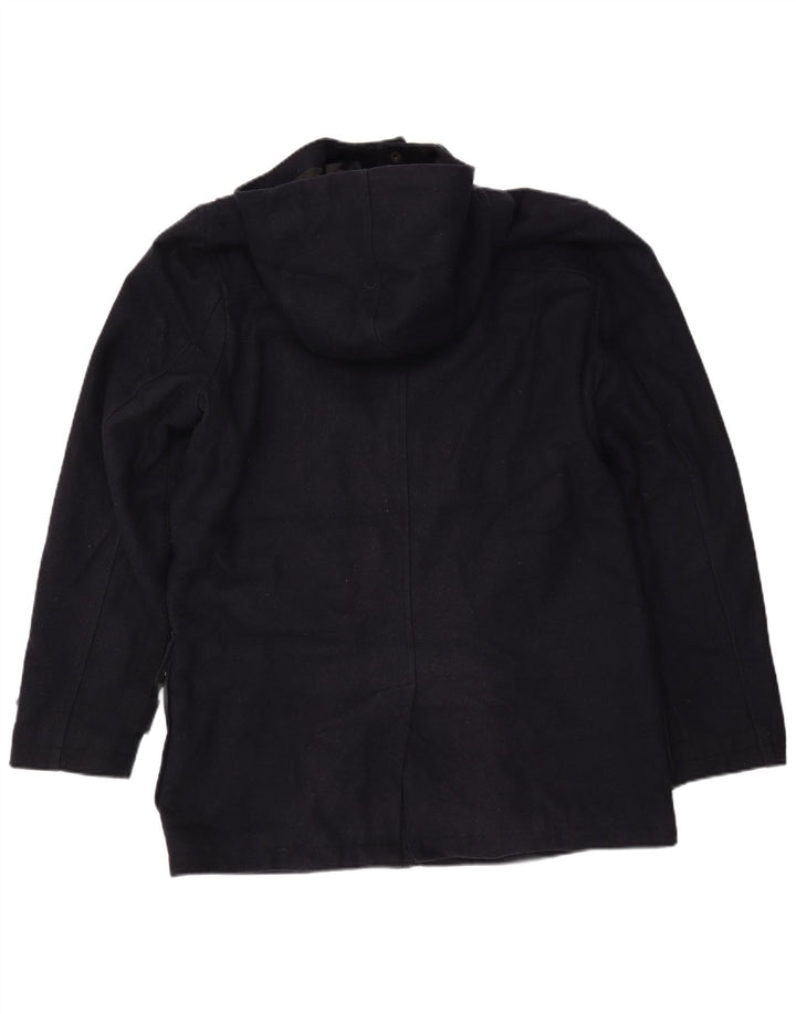 Montgomery con cappuccio da uomo CEDARWOOD STATE UK 40 Large in poliestere blu navy