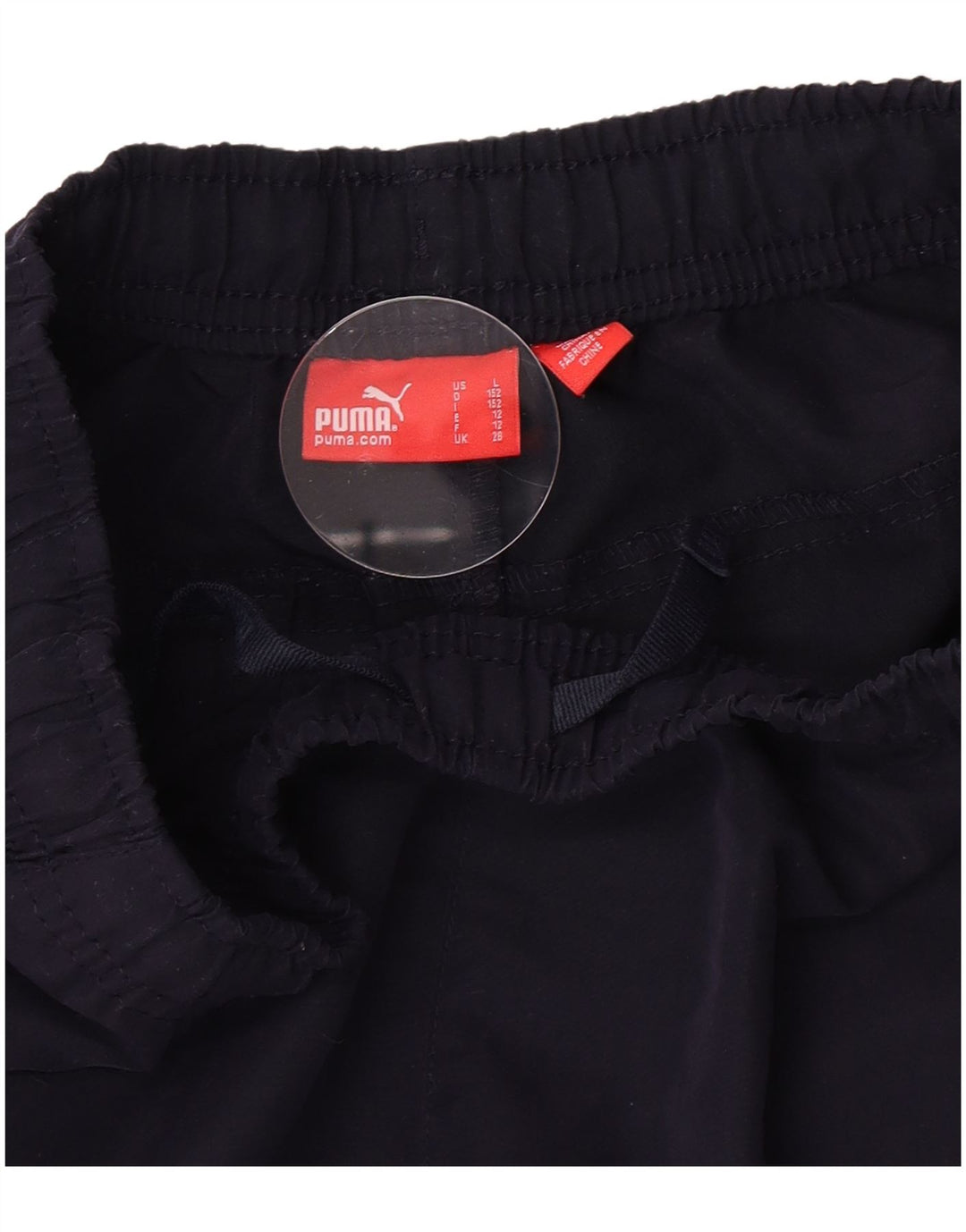 Pantaloncini sportivi grafici Puma da ragazzo 11-12 anni blu navy