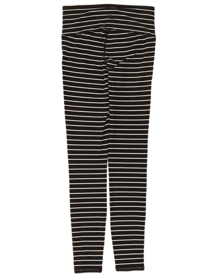 Leggings da donna ATHLETA UK 6 XS Nylon a righe nere