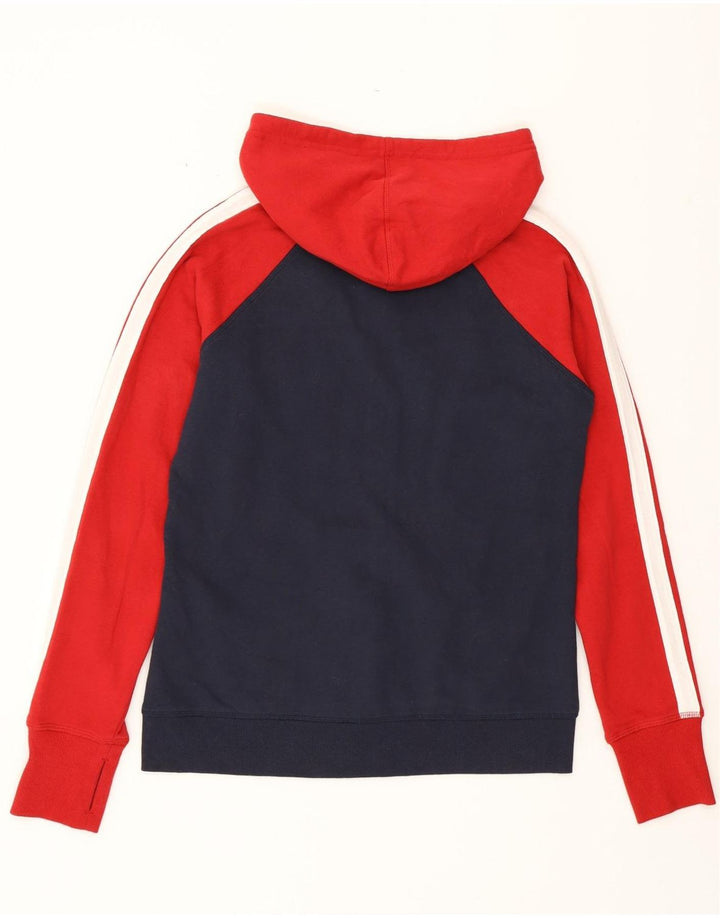 NFL TEAM APPAREL Womens Zip Hoodie Sweater UK 16 Large Navy Blue