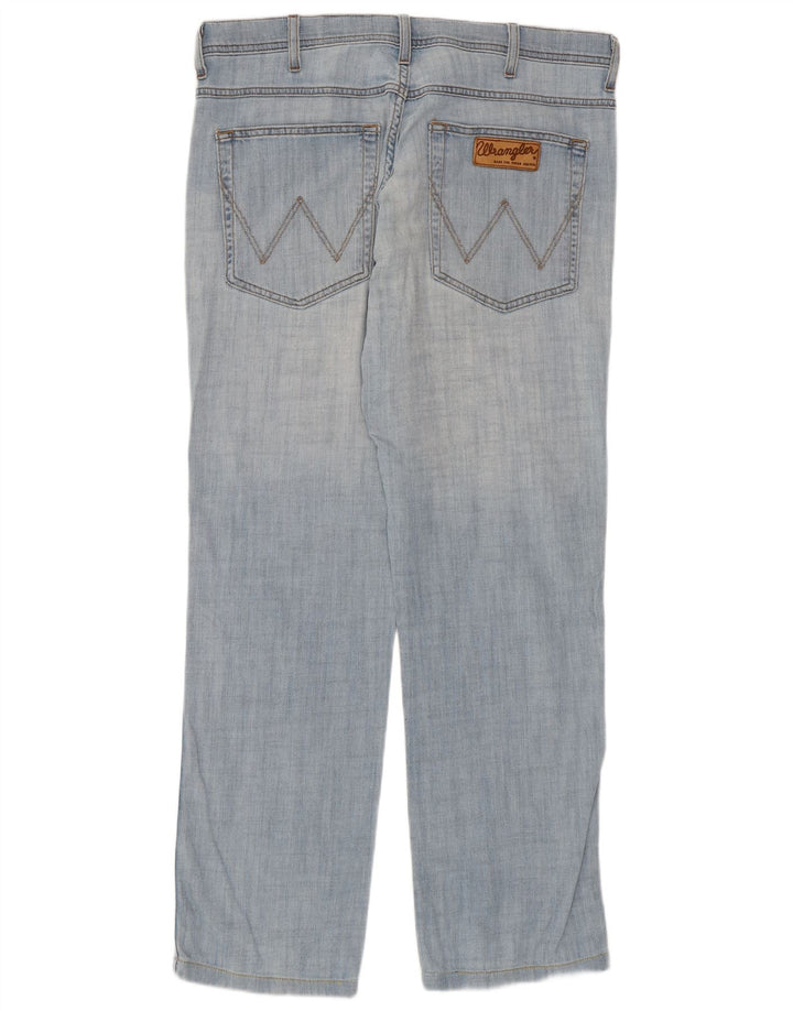 WRANGLER Mens Arizona Straight Jeans W36 L30 Blue