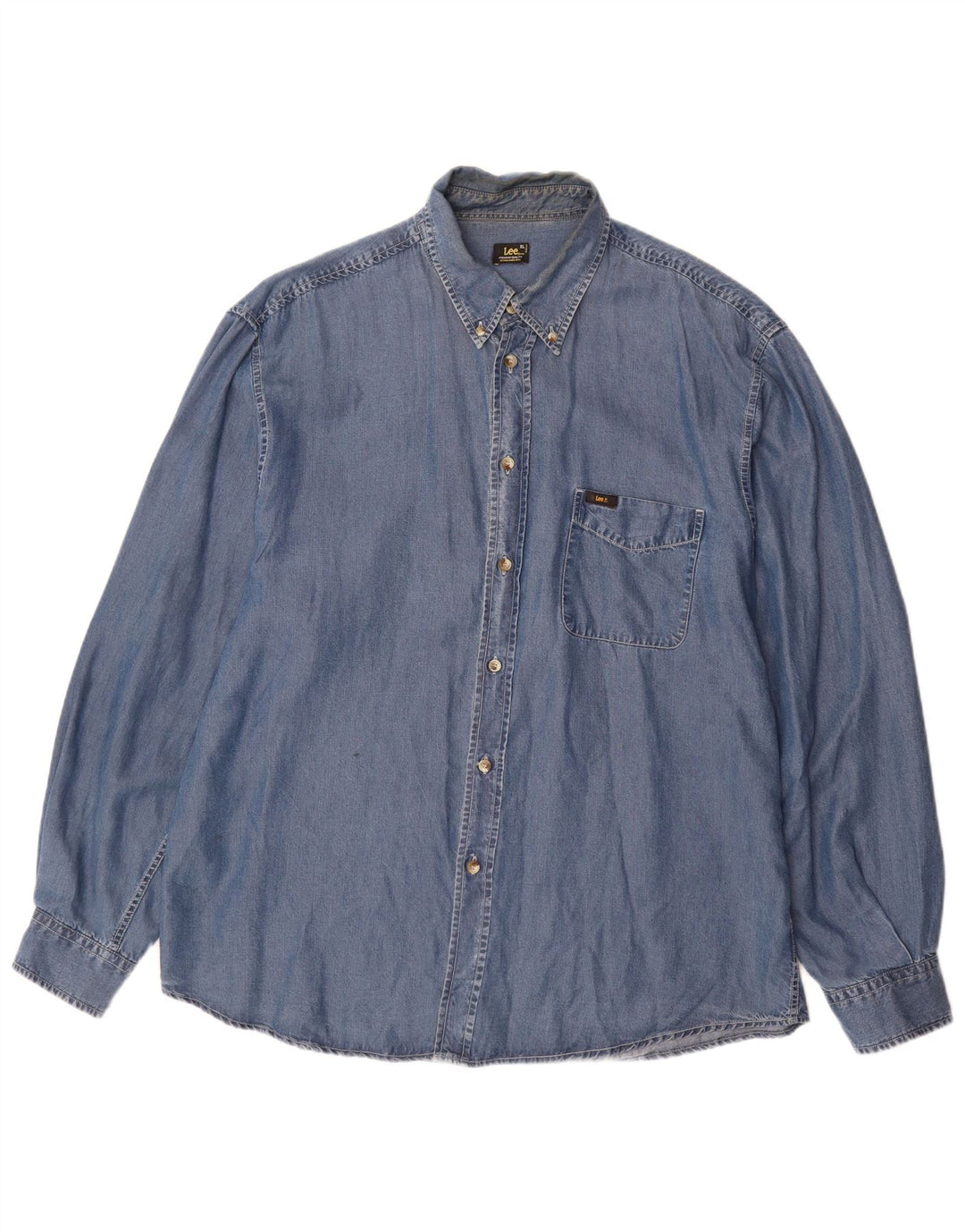 Camicia da uomo LEE XL Tencel blu