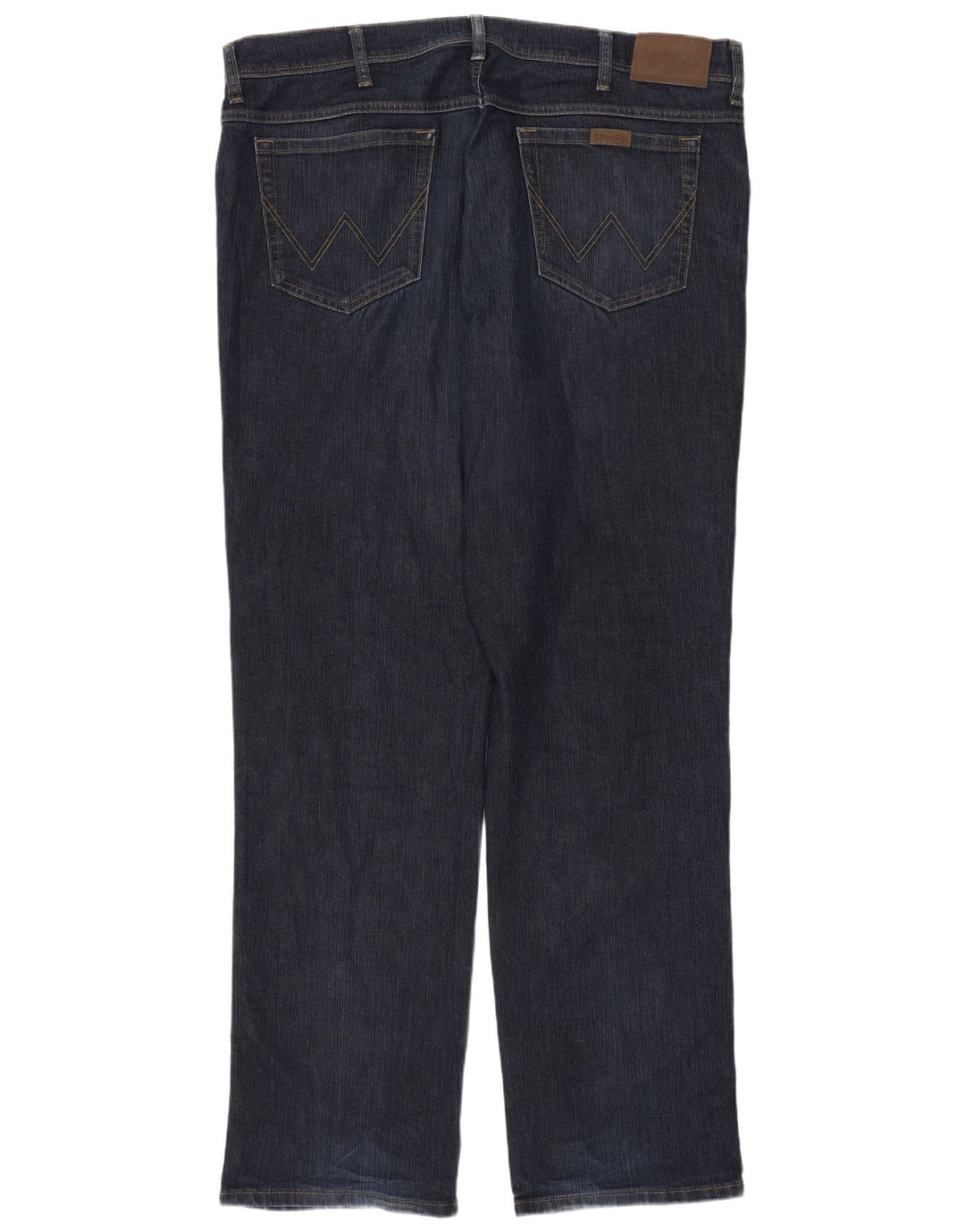 Jeans dritti Wrangler da donna vestibilità regolare W40 L34 cotone blu navy