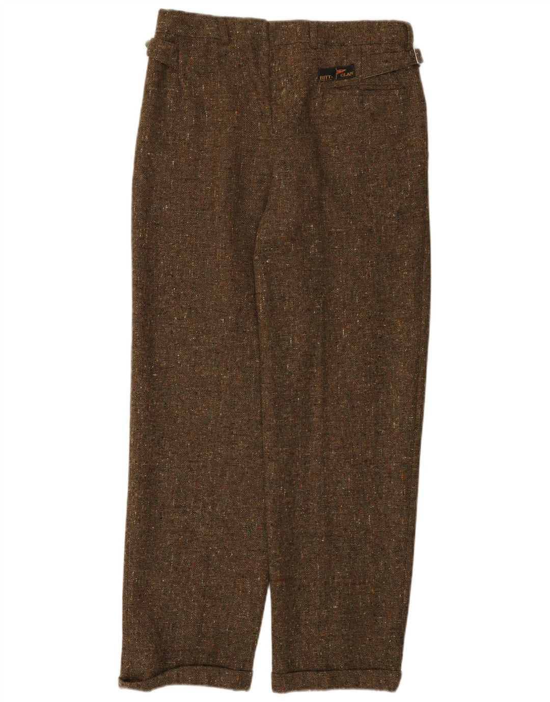 Pantaloni da abito da uomo con pegged Ritt IT 48 Medium W32 L30 Lana screziata kaki