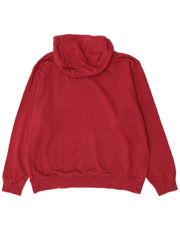 Felpa con cappuccio grafica Nike da uomo XL in cotone bordeaux