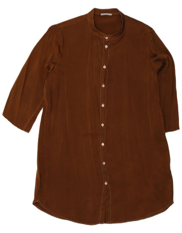 Abito camicia da donna con maniche a 3/4 Intimissimi UK 14 Marrone medio