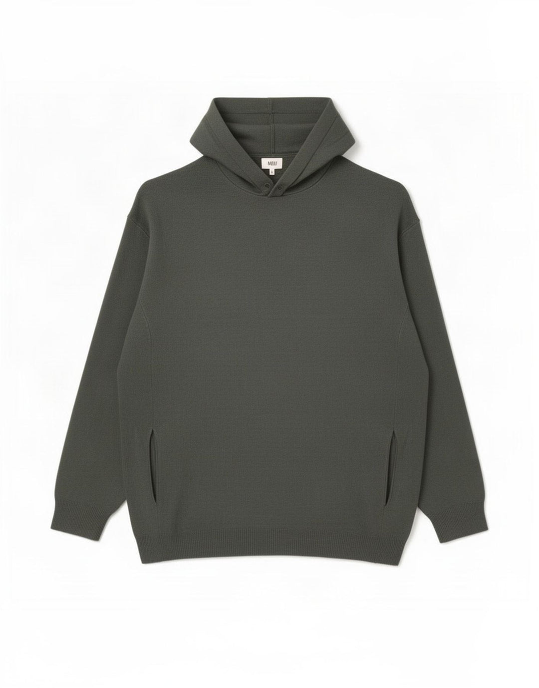 Maglione con cappuccio da uomo Zara grande in viscosa grigia