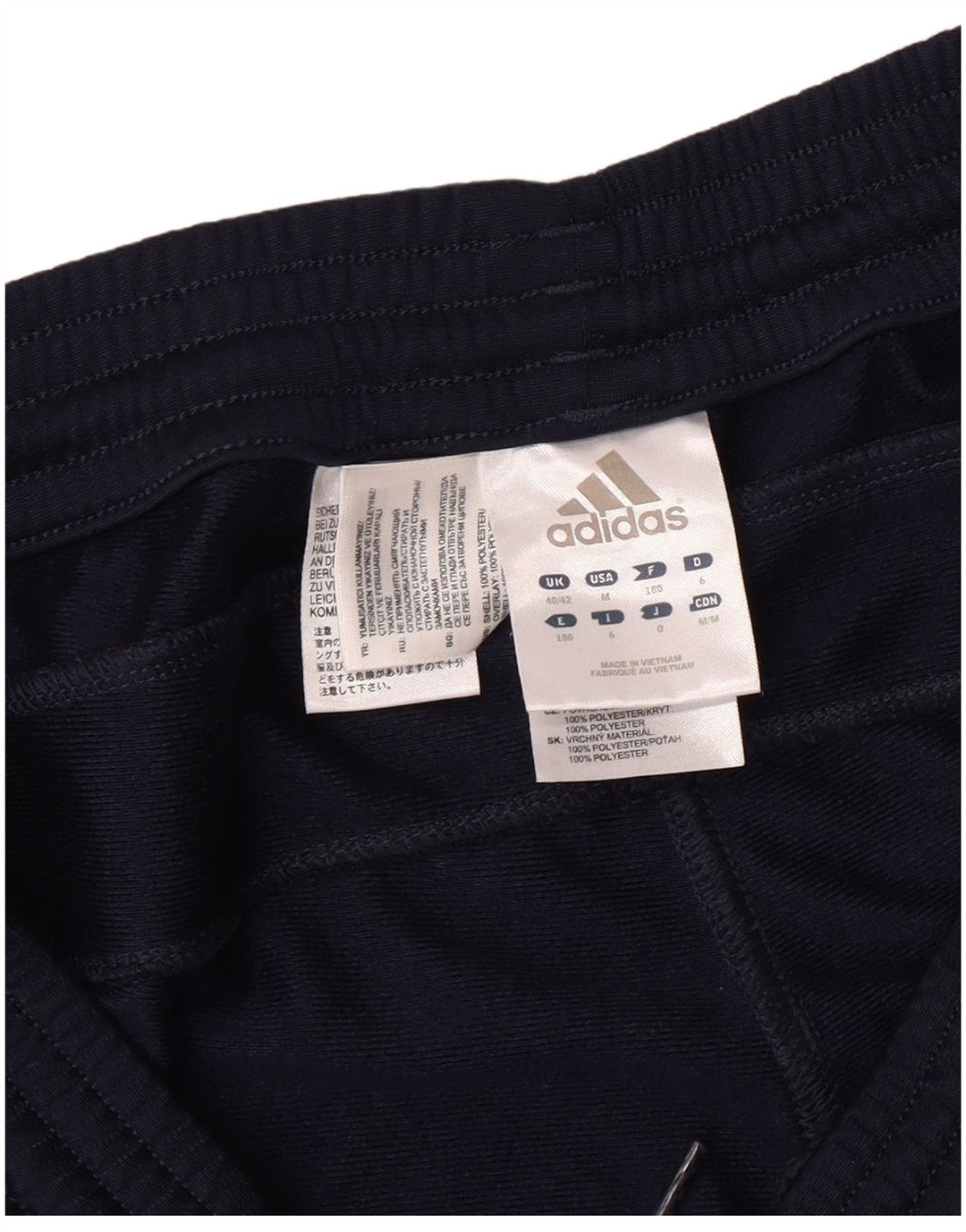Pantaloni da tuta da uomo ADIDAS Joggers UK 40/42 Poliestere blu navy medio
