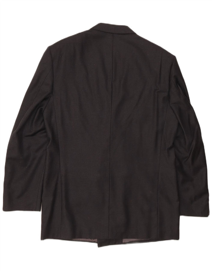 Giacca blazer doppiopetto da uomo Ermenegildo Zegna IT 48 medio nero