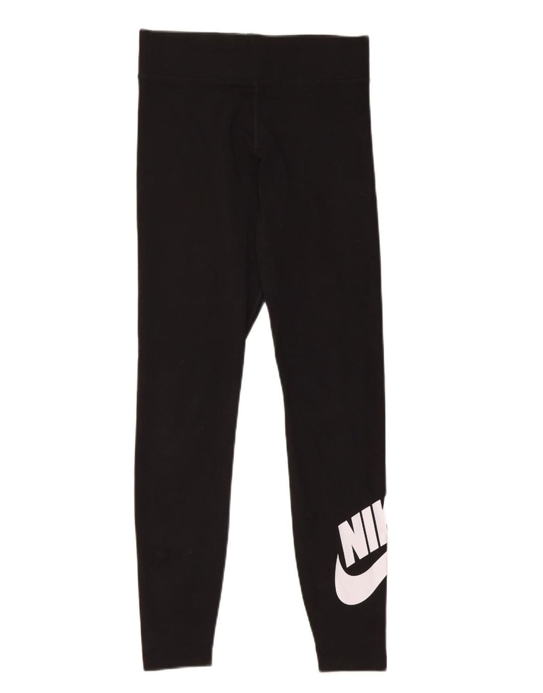Leggings grafici da donna NIKE UK 8 piccoli in cotone nero