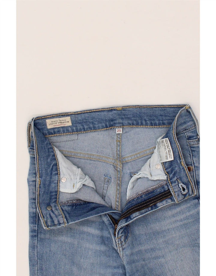 LEVI'S Womens Bootcut Jeans W25 L25 Blue Cotton Vintage Levi's and Second-Hand Levi's from Messina Hembry 