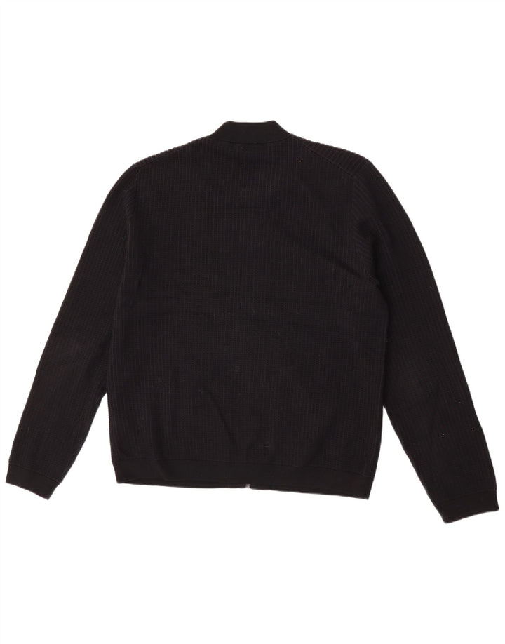 Maglione cardigan da uomo Cos grande cotone nero
