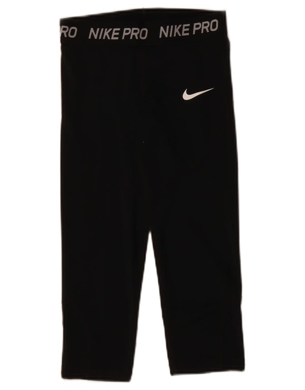 Leggings grafici NIKE Capri per ragazze 10-11 anni medio nero