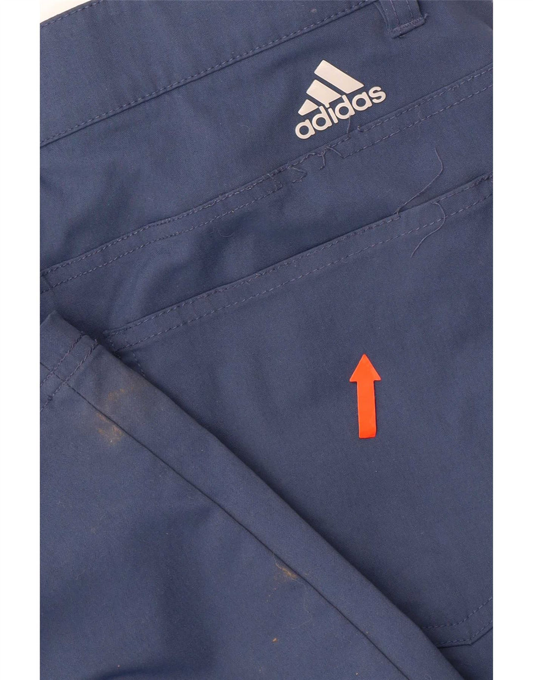 Pantaloni casual slim da uomo Adidas W32 L30 blu in poliammide