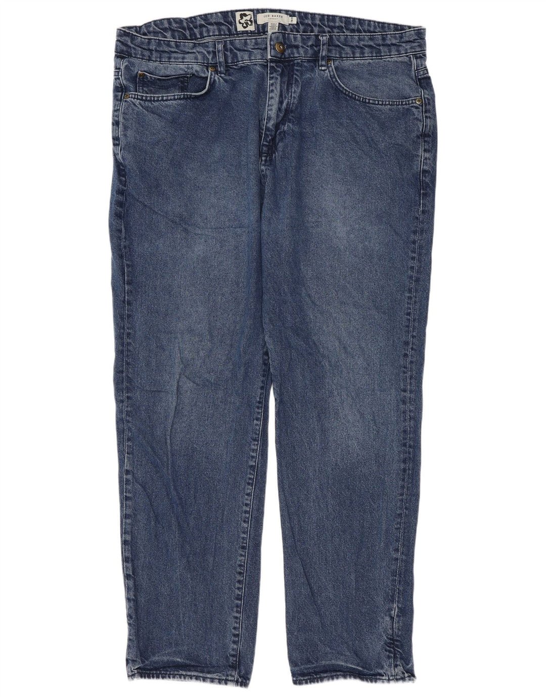 Jeans dritti da uomo Ted Baker W38 L29 Blu