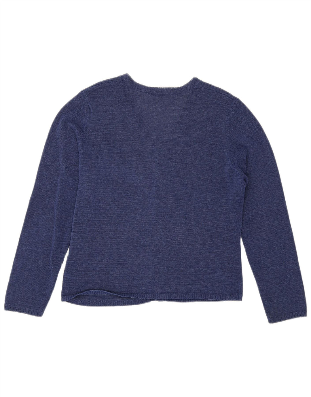 Maglione cardigan corto da donna Marks & Spencer UK 14 grande blu navy