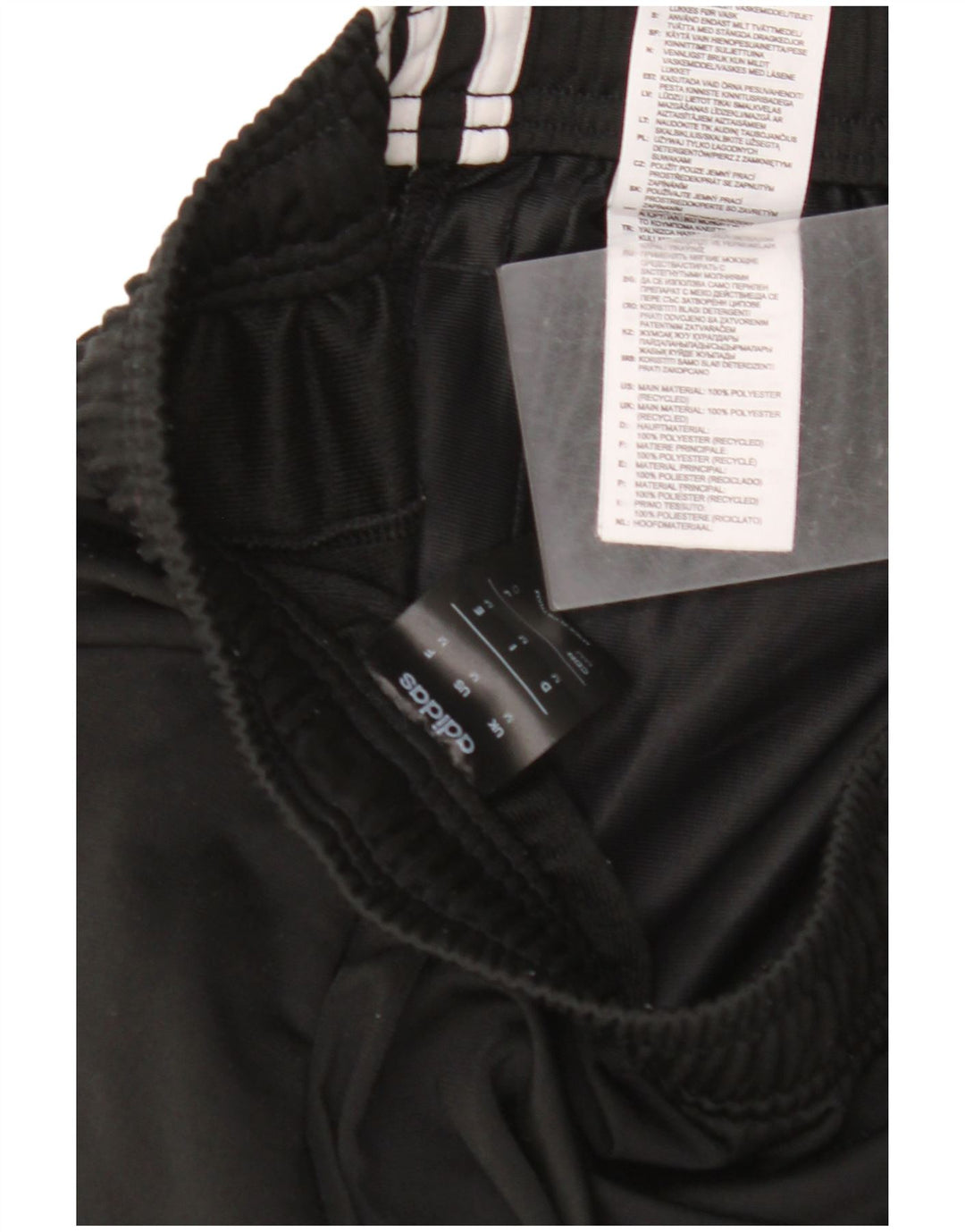 Pantaloni da tuta da donna ADIDAS UK 14 poliestere nero medio