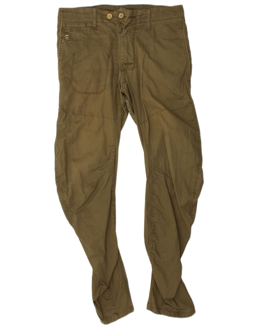 Pantaloni chino banana da uomo G-STAR W32 L32 cotone kaki