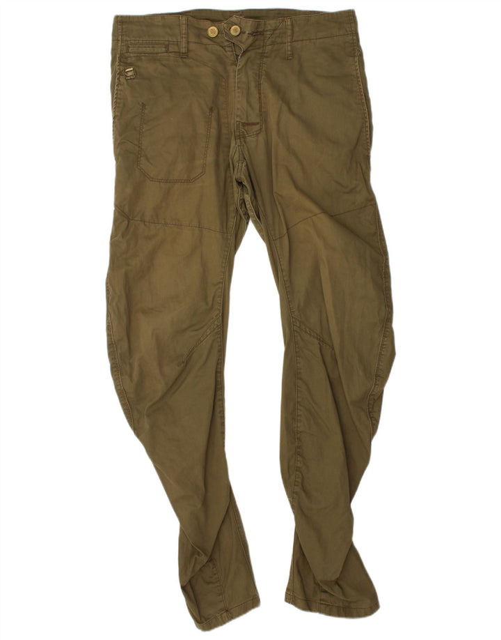 Pantaloni chino banana da uomo G-STAR W32 L32 cotone kaki