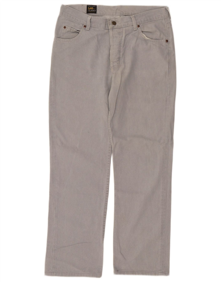 Jeans dritti da uomo Lee W32 L30 Grigi