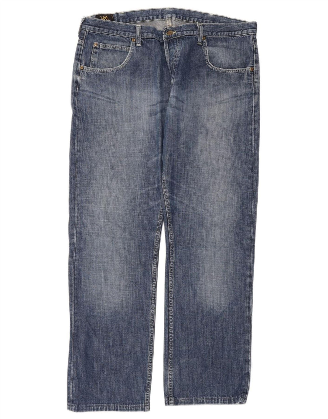 Jeans dritti Lee Freeburn da uomo W40 L32 in cotone blu