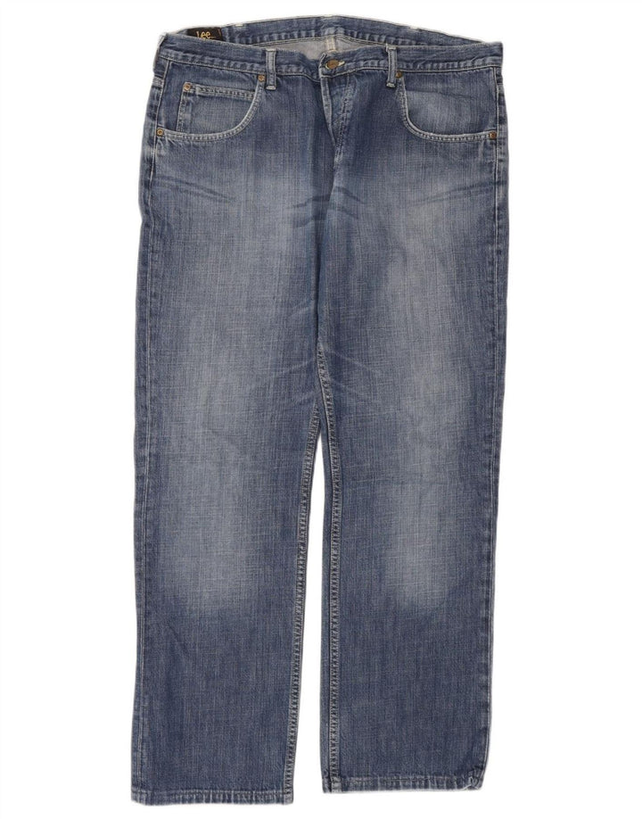 Jeans dritti Lee Freeburn da uomo W40 L32 in cotone blu