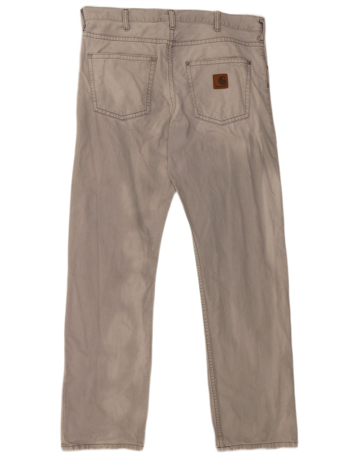 Jeans slim da uomo CARHARTT W36 L34 cotone grigio