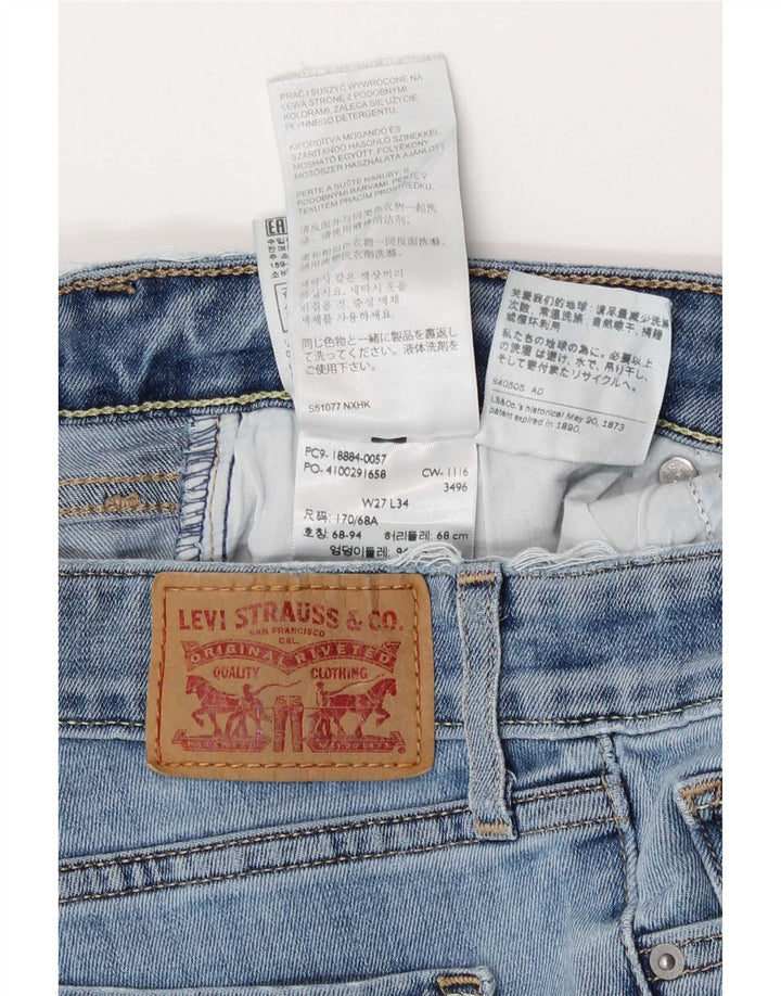 Jeans Levi's da donna 712 slim W27 L34 cotone blu
