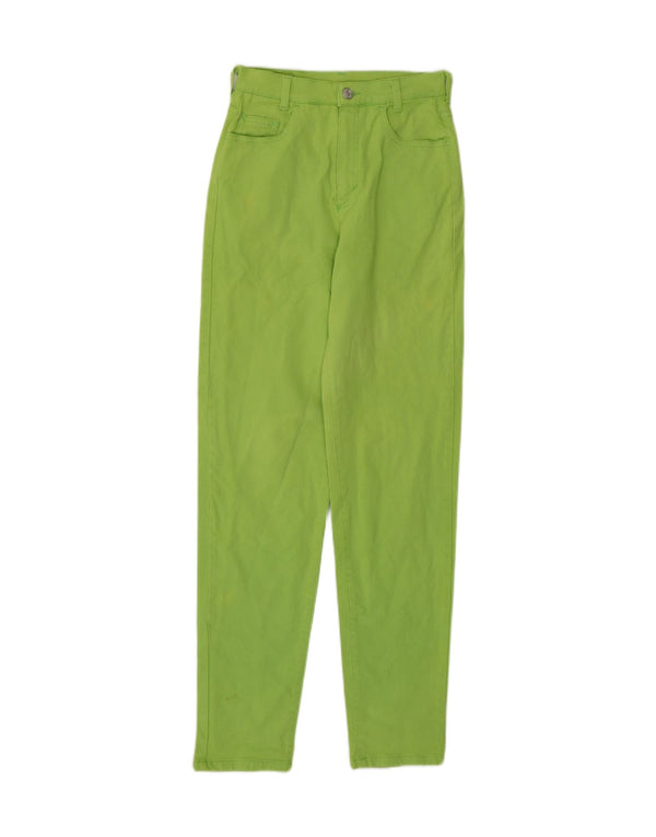 Jeans Benetton affusolati a vita alta per bambina 11-12 anni W24 L29 Cotone verde