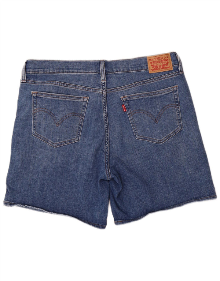 Pantaloncini di jeans da donna Levi's W30 cotone blu medio