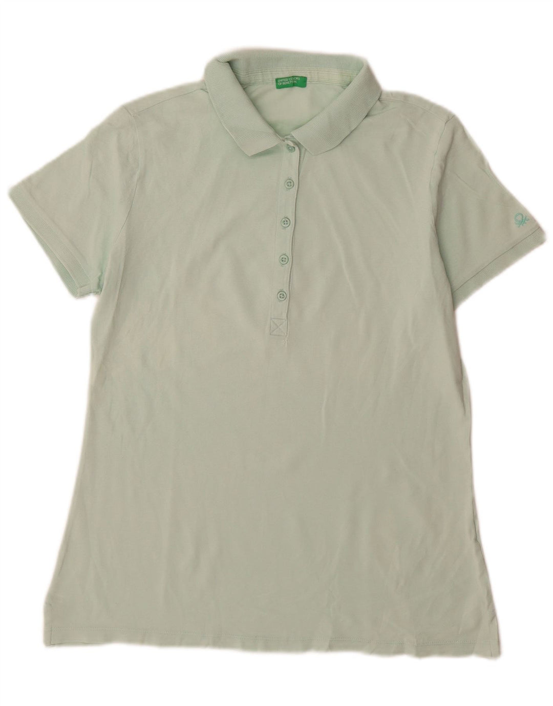 Polo da donna Benetton UK 14 verde medio