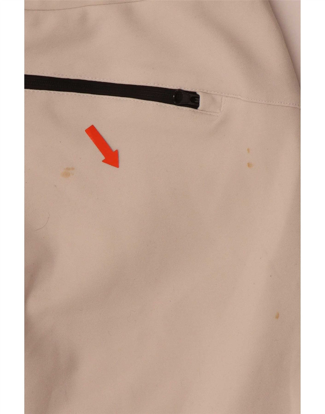 Pantaloni da tuta da uomo Zara in poliestere bianco medio