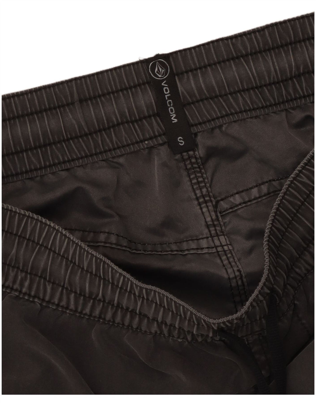 Pantaloncini da bagno da uomo Volcom piccoli grigi