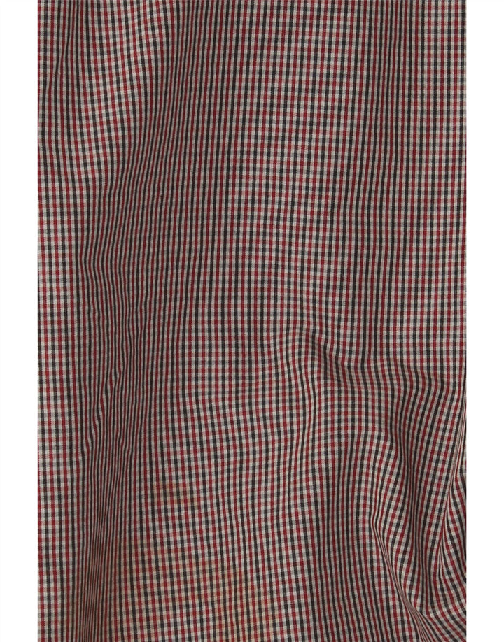 Giubbotto bomber da uomo Quiksilver UK 42 XL cotone a quadretti rosso