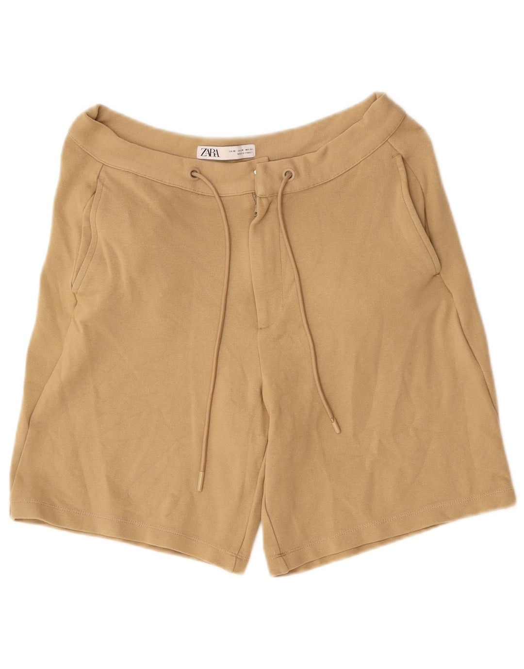 Pantaloncini chino da donna Zara medi W31 viscosa beige